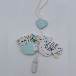 Vintage’s Baby's First Christmas Ornament Wooden